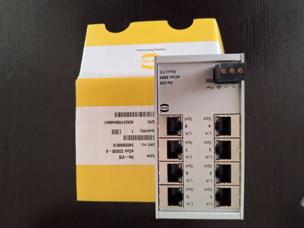 سوئیچ صنعتی اترنت HARTING – مدل Ha-VIS eCon 2080B-A